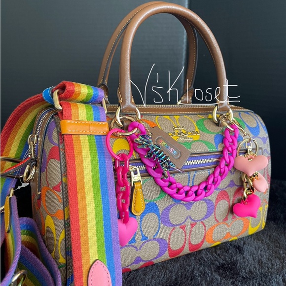 ❤️SOLD❤️Coach Rainbow Purse❤️ - Picture 2 of 9